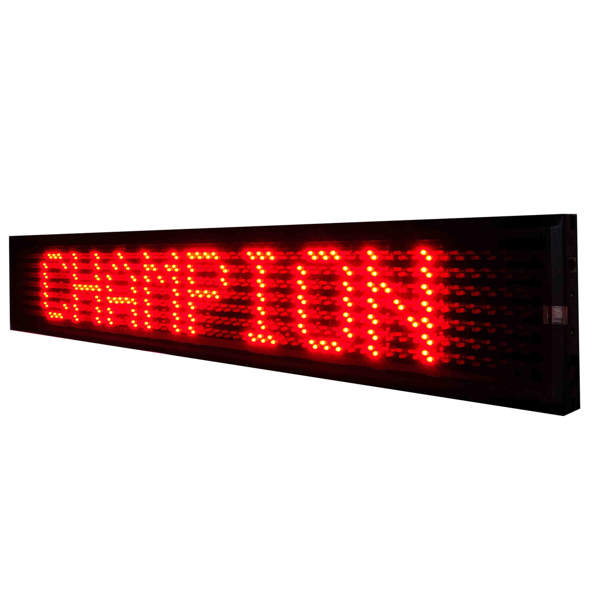 L-Series Red Single Line Semi-outdoor Programmable LED Sign (6.5&quot; X 38&quot;)