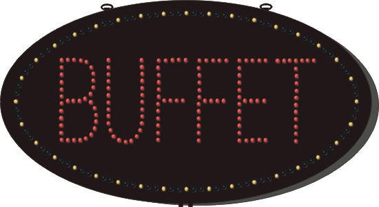 LED Buffet Sign (27&quot; x 15&quot;)