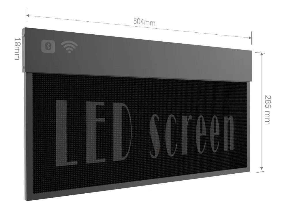 High-Resolution LED Programmable Sign Mobile App-Controlled (160 x 64 ...