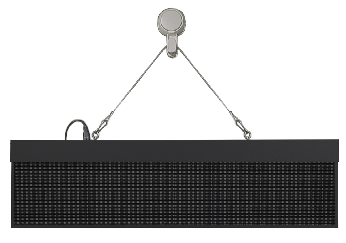 High-Resolution LED Programmable Sign Mobile App-Controlled (320 x 64 ...