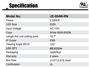 White LED Rope Light (164 Ft./Roll)