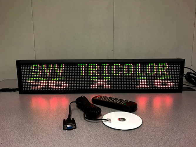 Indoor Led Signs Programmable Indoor Programmable LED Sign Row X 24