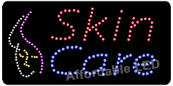 Item# L7400 - Skin Care LED Sign ( 12&quot;H X 24&quot;L X 1&quot;D)