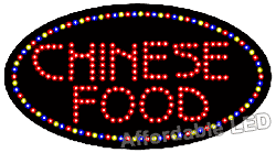 Item# L8101 - Chinese Food LED Sign ( 15&quot;H X 27&quot;L X 1&quot;D)