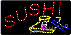 Item# L8204 - Sushi LED Sign ( 12&quot;H X 24&quot;L X 1&quot;D)