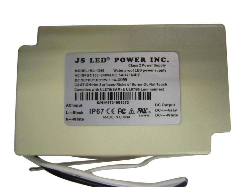 Outdoor 40W Power Supply Driver