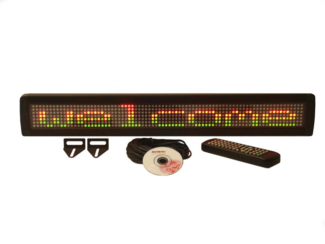 ML-Series Tri-Color Single Line Indoor Programmable LED Sign (4&quot; X 26&quot;)