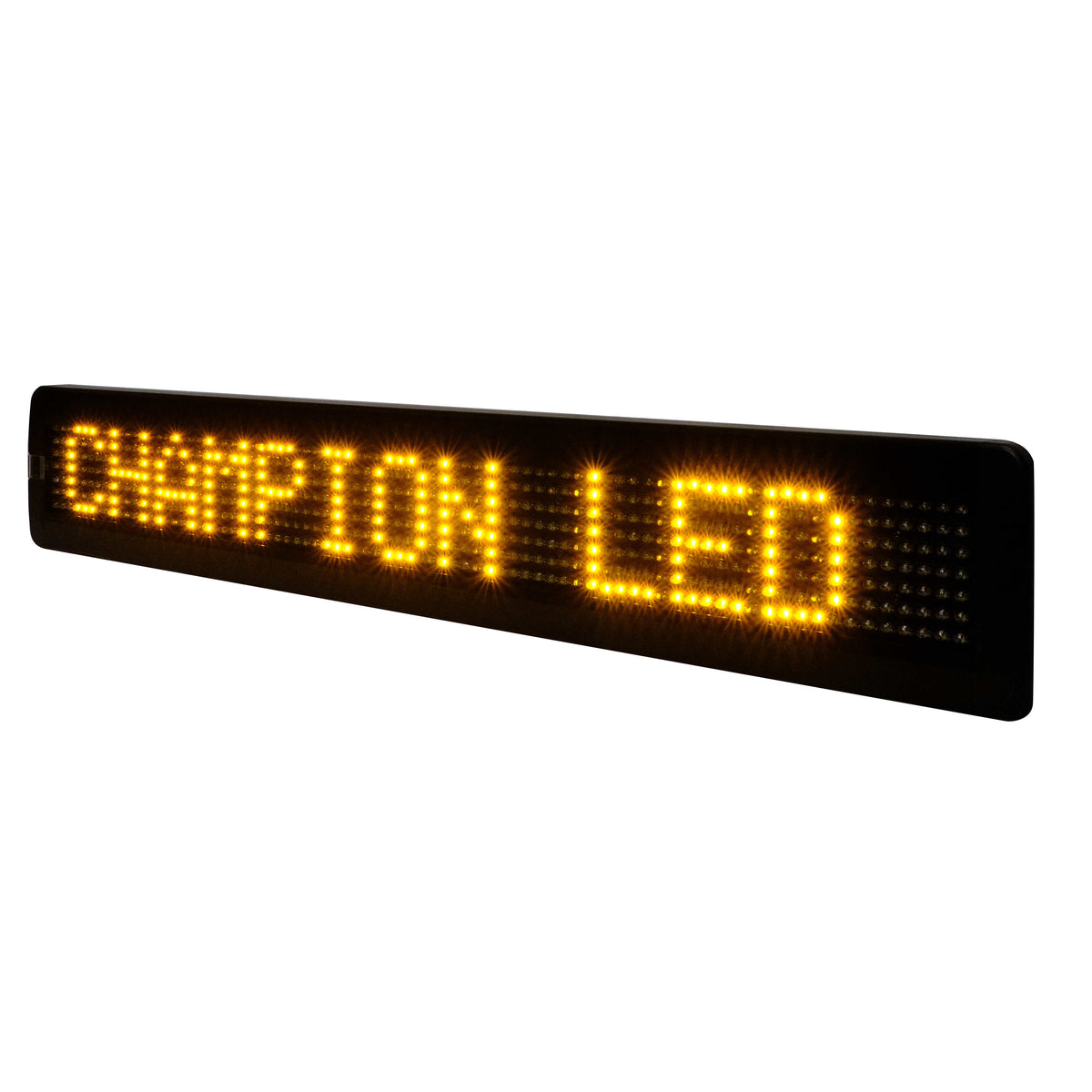 ML-Series Yellow Single Line Semi-outdoor Programmable LED Sign (4&quot; X26&quot;)